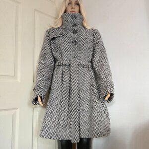 KENNETH COLE Classic Wool Coat Women's Size 14